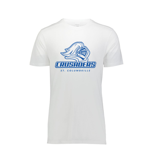 [FTSCUBWH-AS-LOGO3] Decker Men's Tri-Blend T-Shirt - Short Sleeve (Adult S, White, Logo 3)