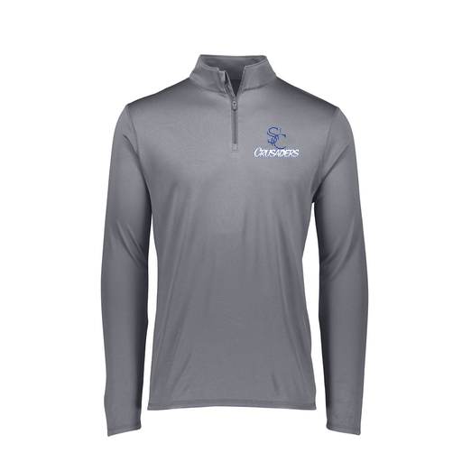 [FTLQFLGY-FAXS-LOGO1] Decker Women's Flex-Lite 1/4 Zip Shirt (Female Adult XS, Gray, Logo 1)