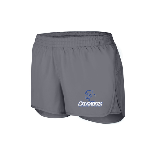 [2430.059.XS-LOGO1] Women's Performance Shorts (Female Adult XS, grey, Logo 1)
