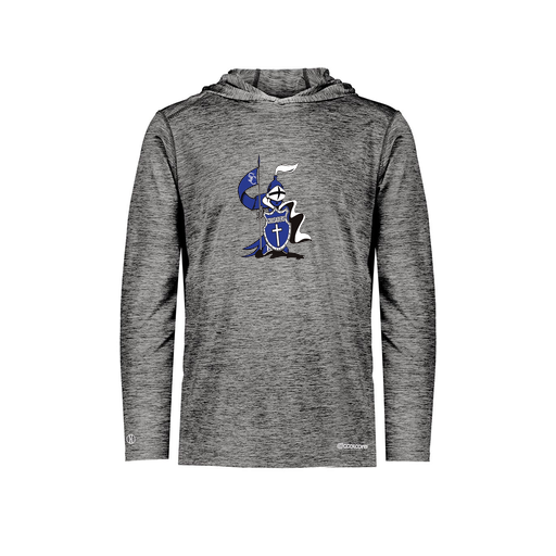 [FOLHCGBK-AS-LOGO2] Decker Men's Charge Hoodie (Adult S, Black, Logo 2)