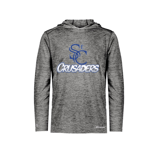 [FOLHCGBK-YS-LOGO1] Decker Youth Charge Hoodie (Youth S, Black, Logo 1)