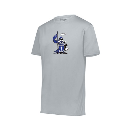 [222819.099.XXS-LOGO2] Youth Movement Dri Fit Shirt (Youth XXS, Silver, Logo 2)