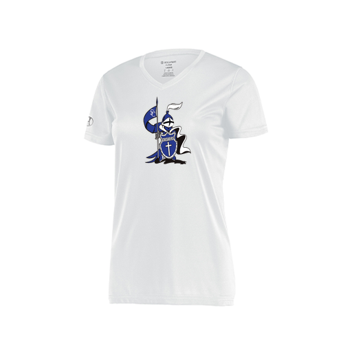 [222820.005.S-LOGO2] Ladies Movement Dri Fit Shirt (Female Adult S, White, Logo 2)