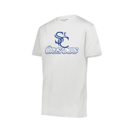 [222819.005.XXS-LOGO1] Youth Movement Dri Fit Shirt (Youth XXS, White, Logo 1)